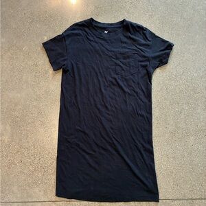 Dip Black Organic Cotton Dress